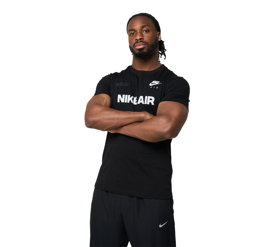 Nike Air Max Tee Mens Black Short Sleeve Crew Neck T-Shirt UK S-XL