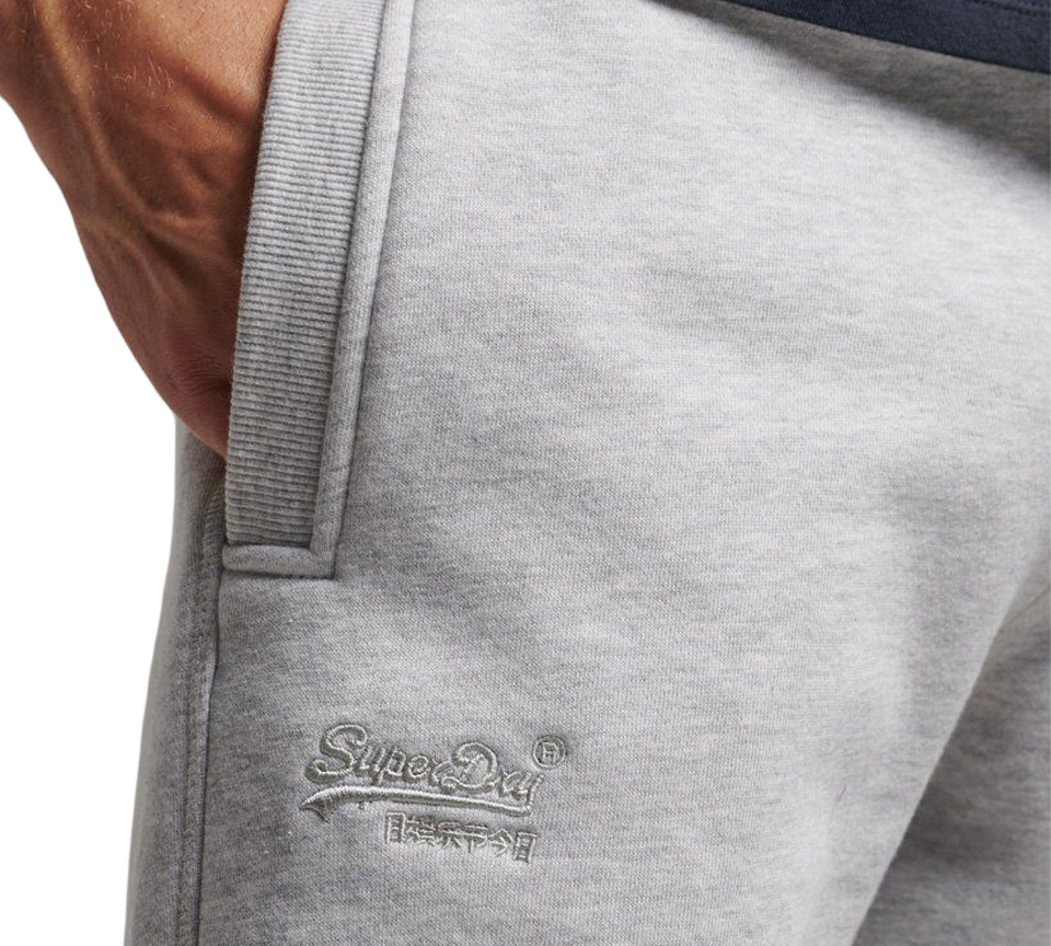 Superdry Mens Vintage Logo Embroidered Jogger Grey S-2XL